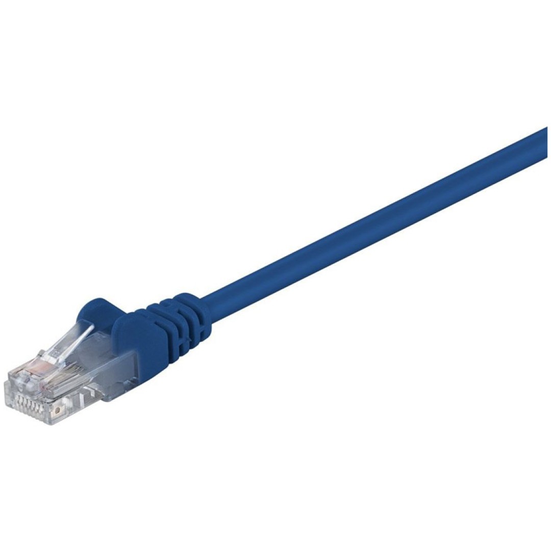 GOOBAY U/UTP CAT 5e patch 3 m modri mrežni povezovalni kabel