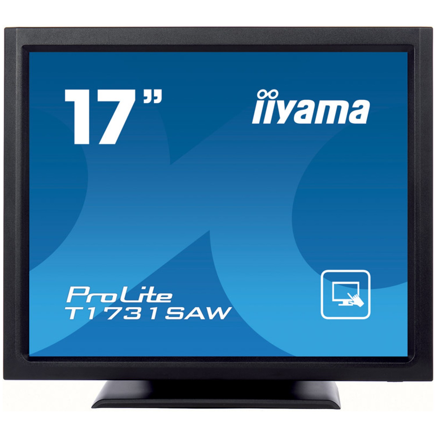 18cm (17'') SXGA TN LED LCD SAW 5:4 črn zvočnik na dotik informacijski / interaktivni monitor