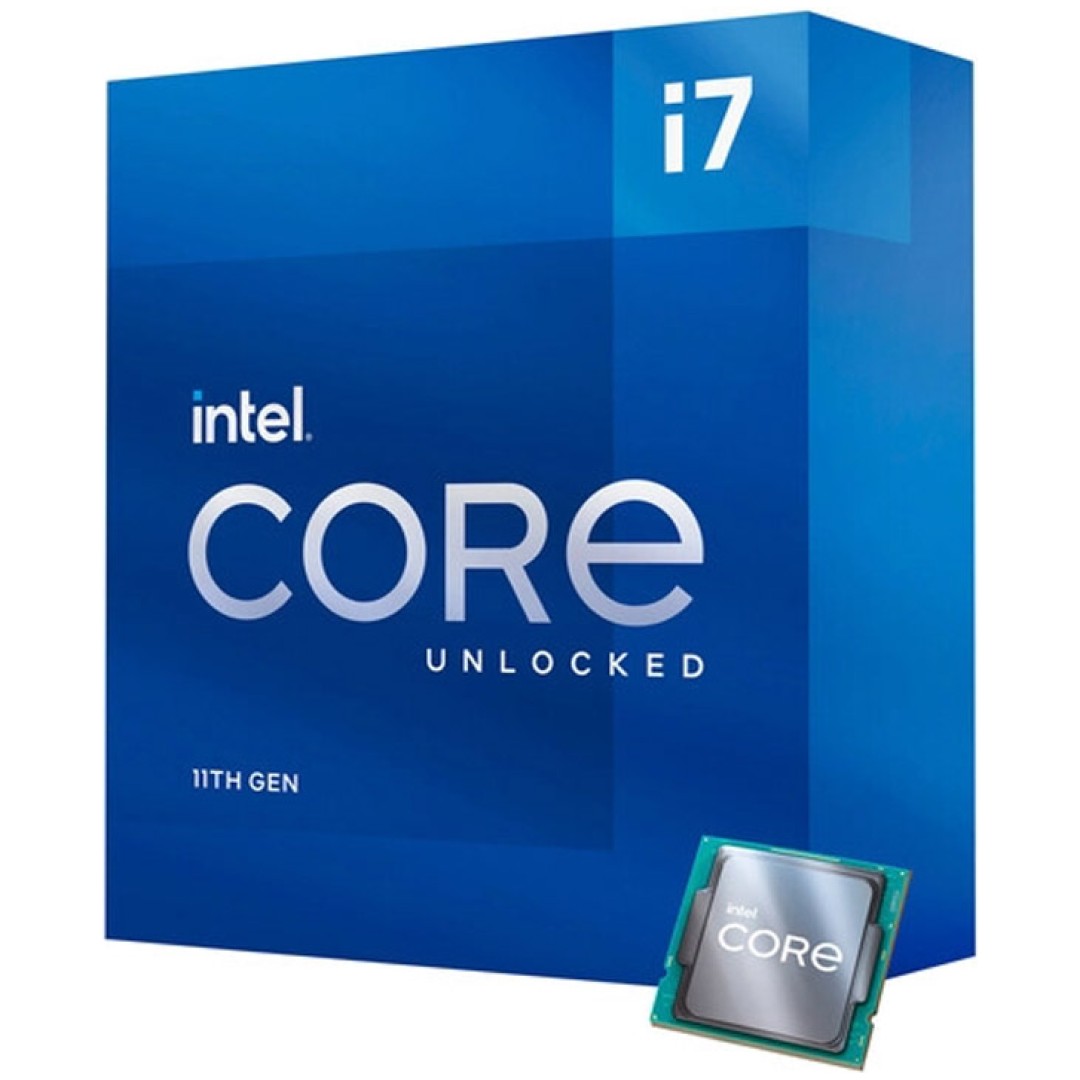 Procesor Intel 1200 Core i7 11700KF 3.6GHz/5.0GHz 8C/16T Box 125W - brez hladilnika