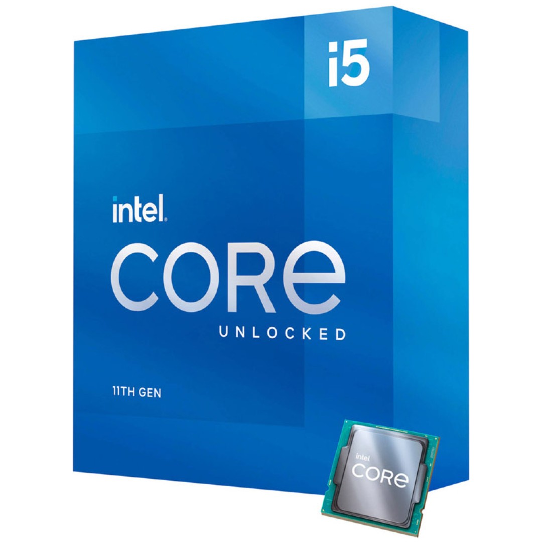 Procesor  Intel 1200 Core i5 11600KF 3.8GHz/4.3GHz 6C/12T Box 125W - brez hladilnika in grafike