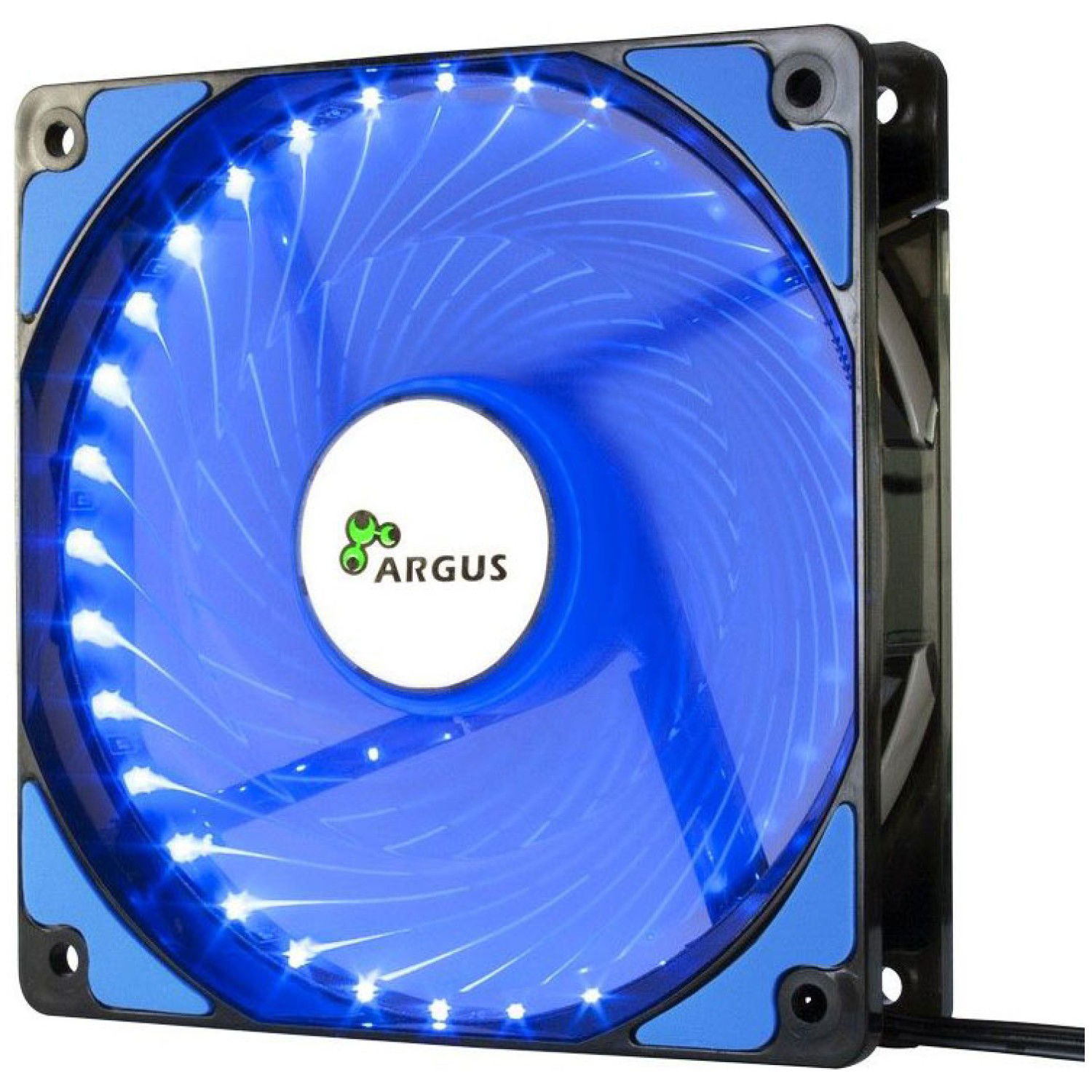 INTER-TECH Argus L-12025 BL moder LED 120mm ventilator