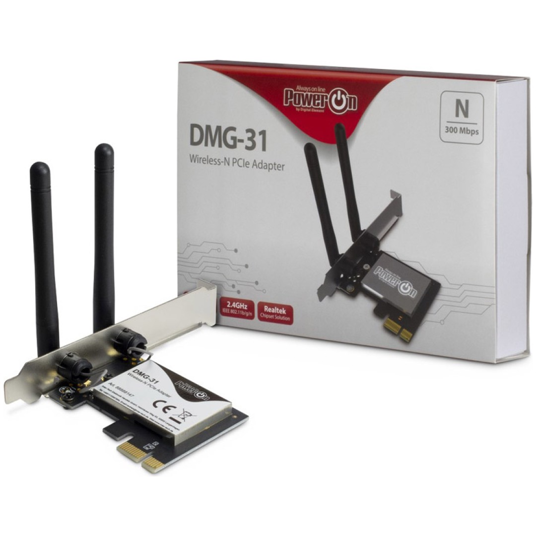 INTER-TECH DMG-31 300Mbps WLAN PCI express mrežna kartica