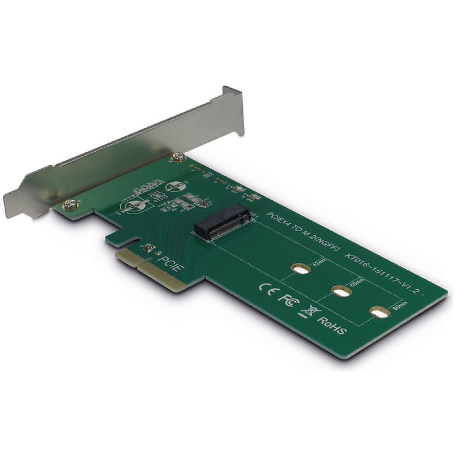 INTER-TECH KT016 PCIe za M.2 PCIe pogone adapter