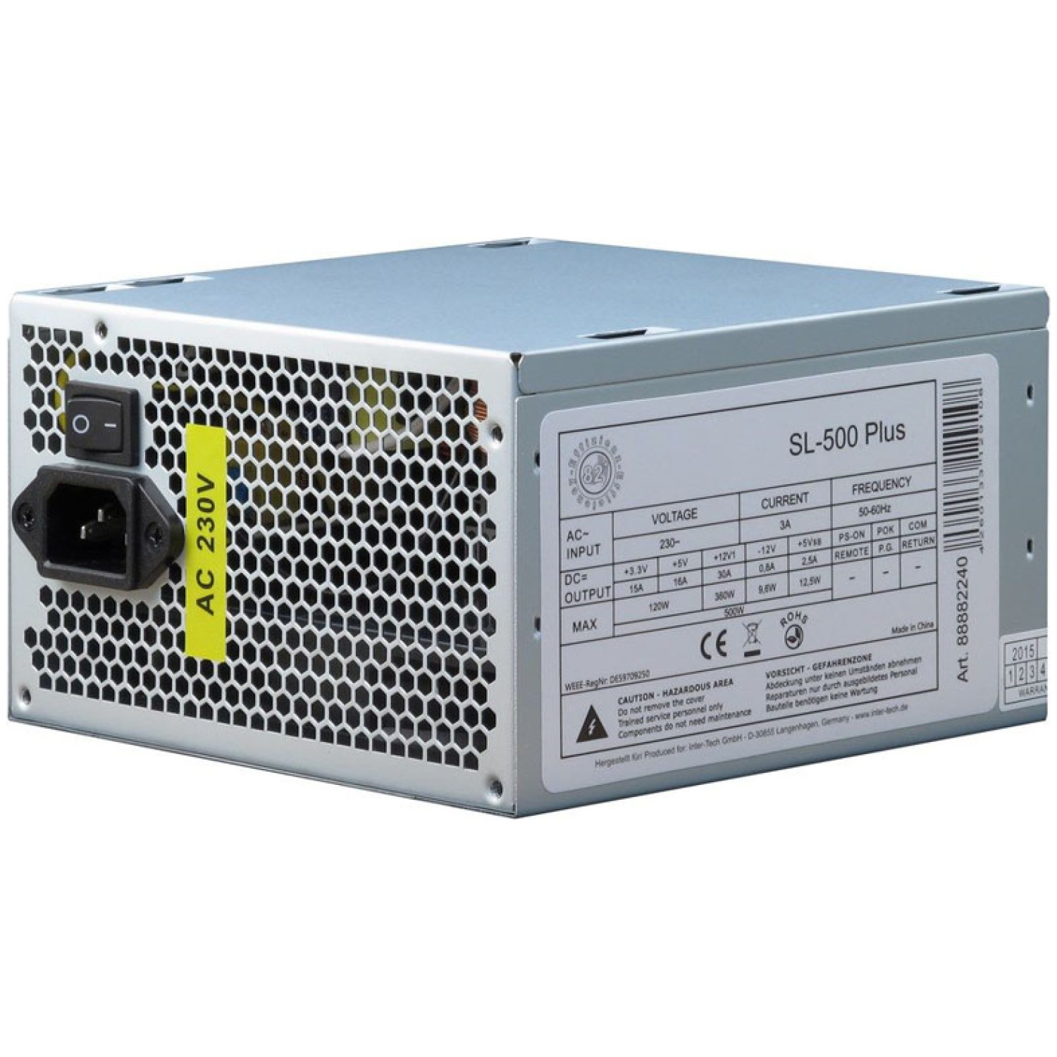 Napajalnik - 500W Inter-Tech IT SL-500 Plus (88882140)