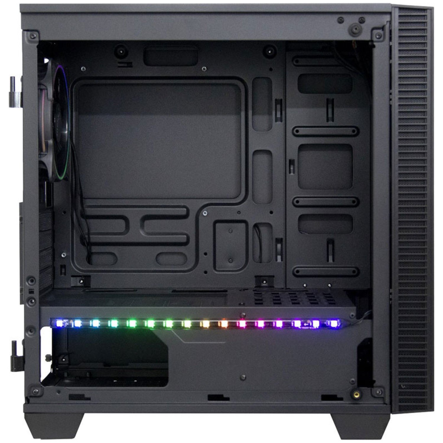 120 mm RGB ventilator in RGB LED trak