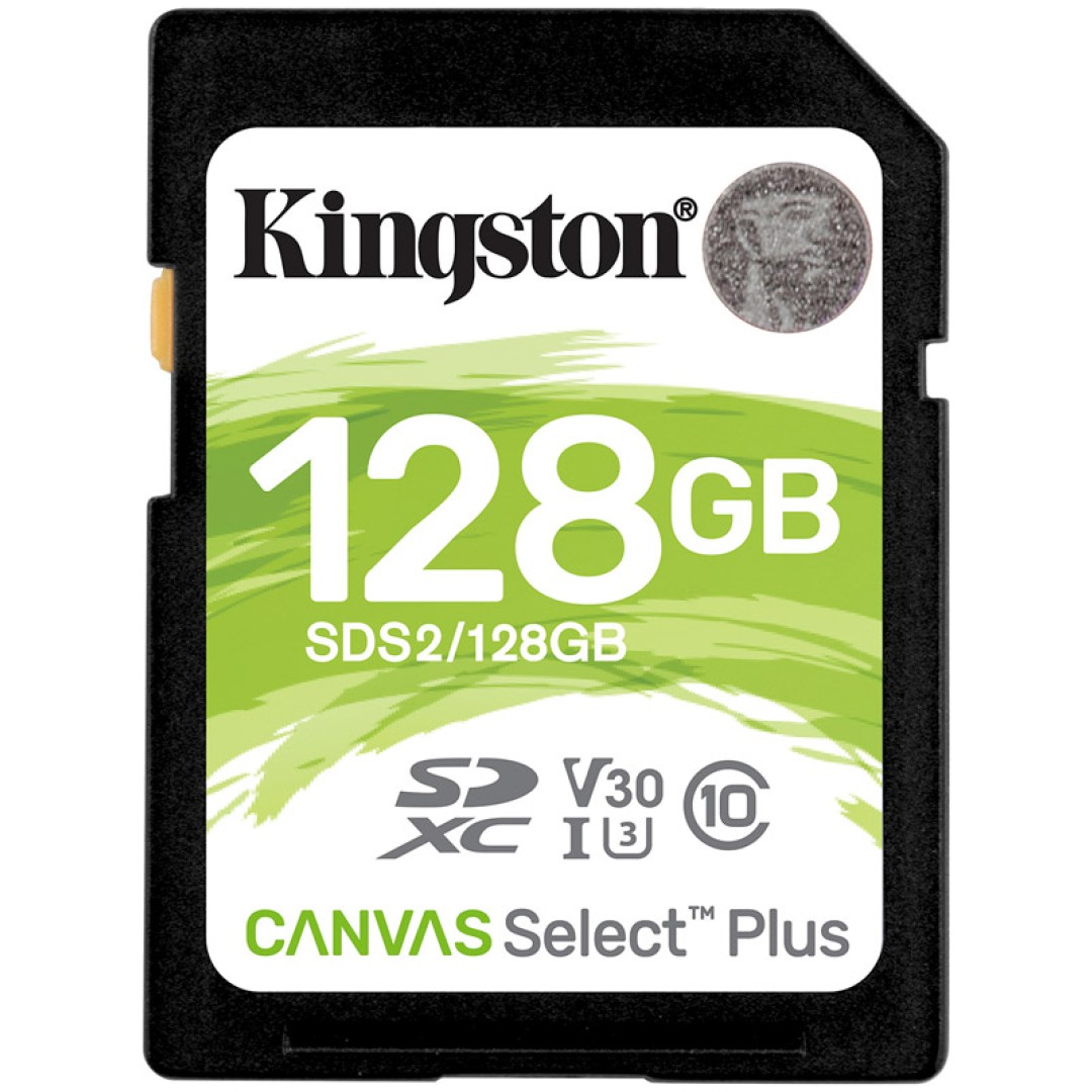 Spominska kartica SDXC 128GB Kingston Canvas Select Plus 85MB/s 85MB/s UHS-I )