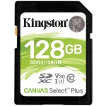 Spominska kartica SDXC 128GB Kingston Canvas Select Plus 100MB/s/85MB/s U3 V30 UHS-I ()