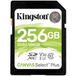 Spominska kartica SDXC 256GB Kingston Canvas Select Plus 100MB/s/85MB/s U3 V30 UHS-I (SDS2/256GB)