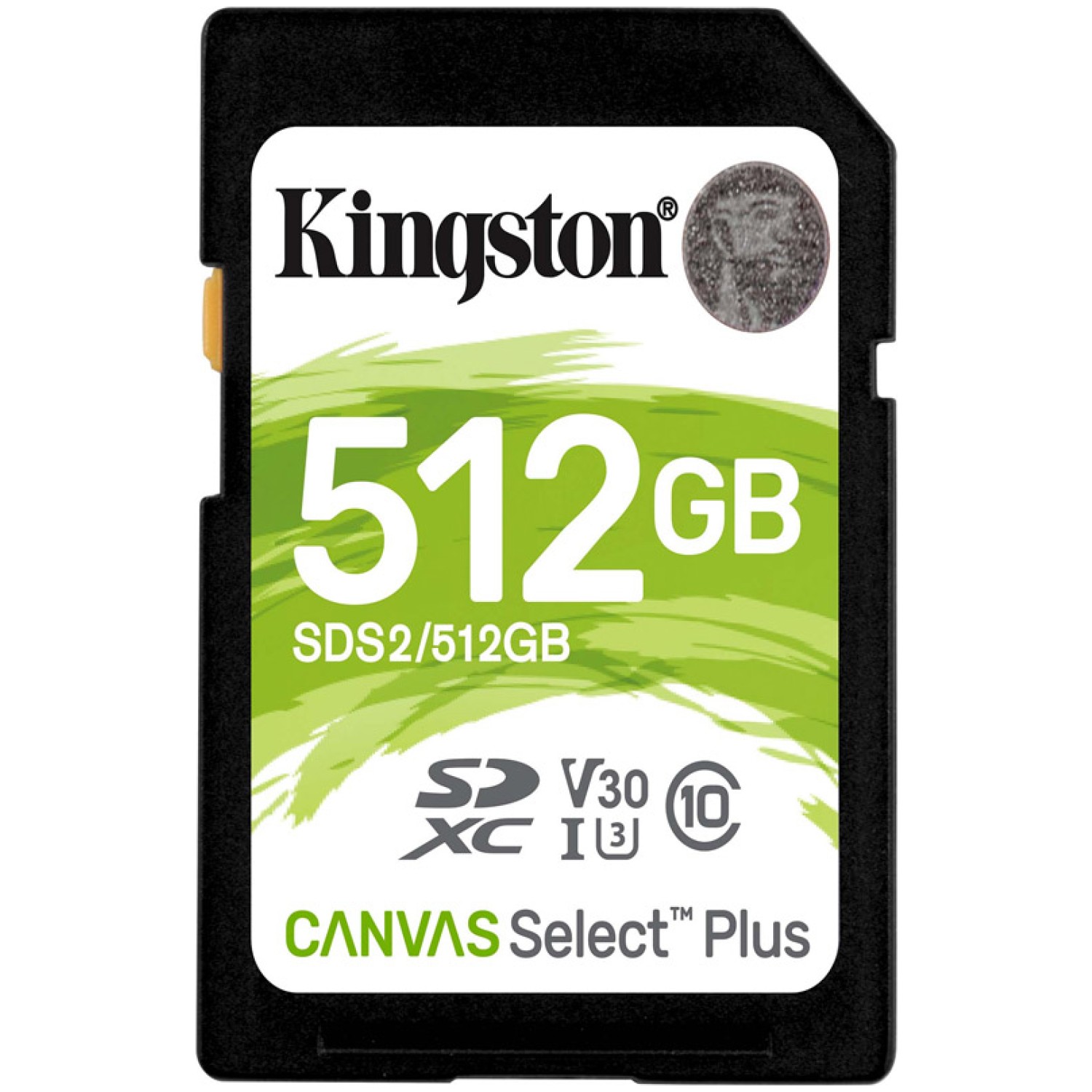 Spominska kartica SDXC 512GB Kingston Canvas Select Plus 100MB/s/85MB/s U3 V30 UHS-I (SDS2/512GB)