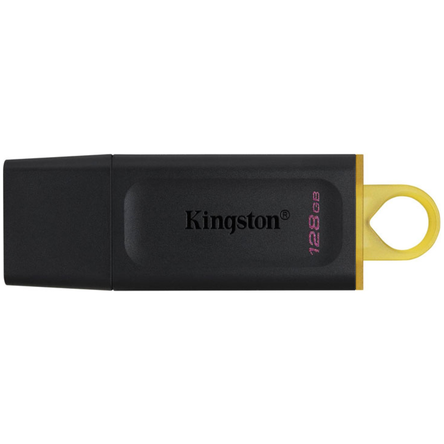 Spominski ključek 128GB USB 3.2 Kingston DataTraveler Exodia 200MB/s plastičen s pokrovčkom črno-rumen (DTX/128GB)
