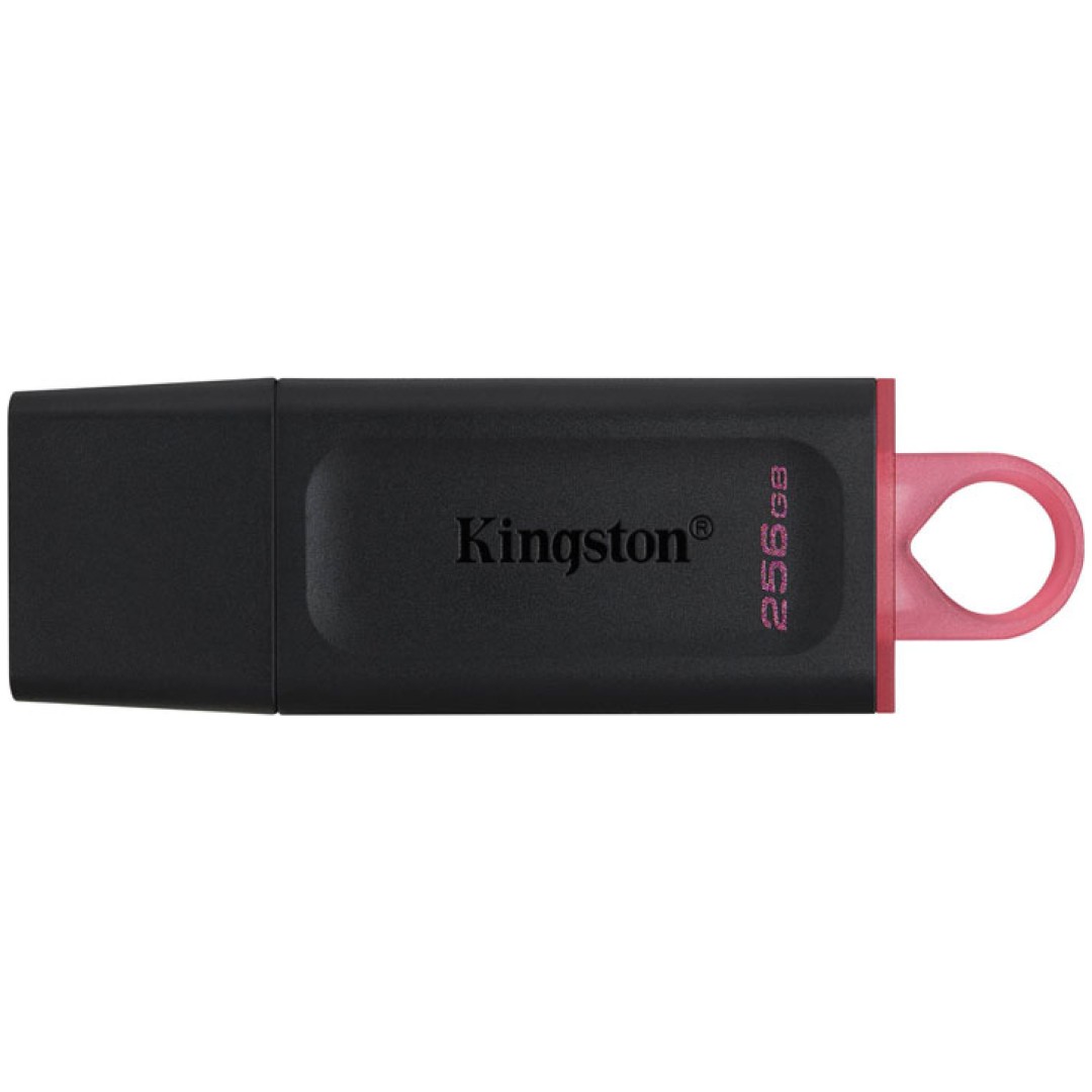 Spominski ključek 256GB USB 3.2 Kingston DataTraveler Exodia 100MB/s plastičen s pokrovčkom črno-roza (DTX/256GB)