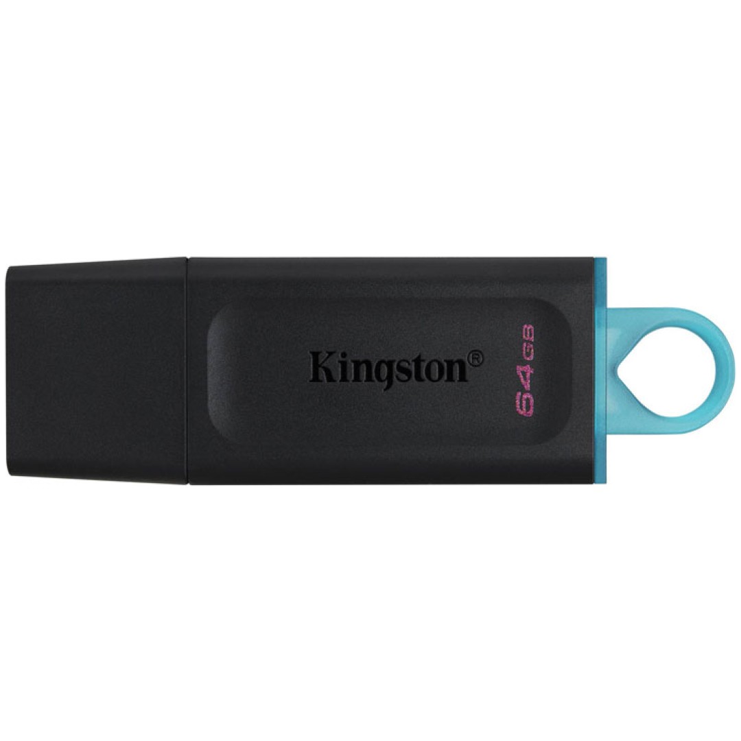 Spominski ključek 64GB USB 3.2 Kingston Data Traveler Exodia 200MB/s 60MB/s plastičen s pokrovčkom črn (DTX/64GB)