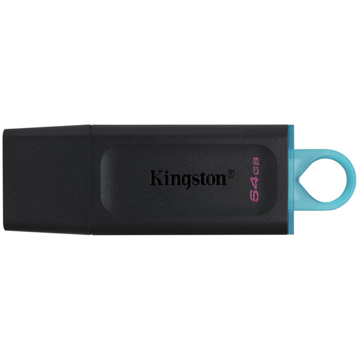 Spominski ključek 64GB USB 3.2 Kingston Data Traveler Exodia 200MB/s 60MB/s plastičen s pokrovčkom črn (DTX/64GB)