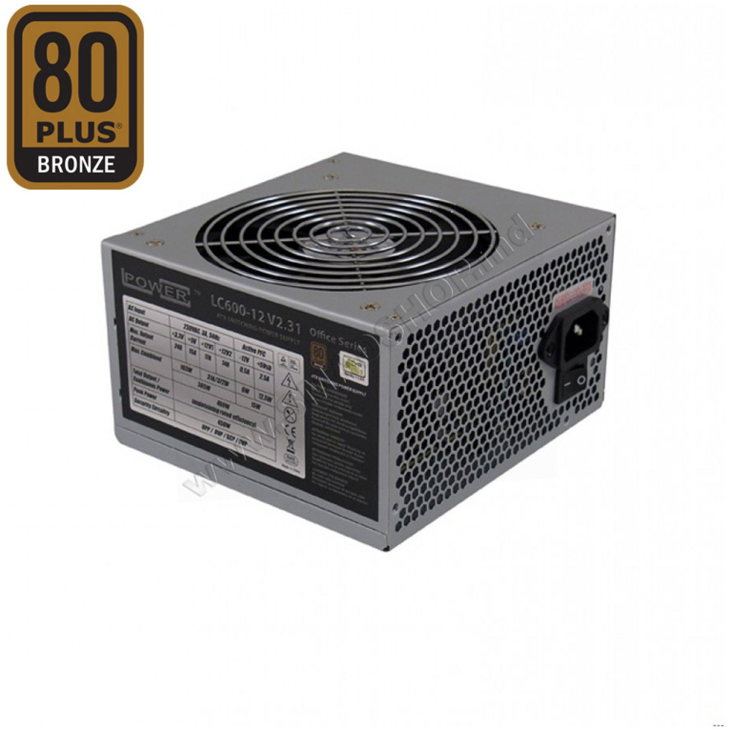 LC-POWER Office LC600-12 V2.31 400W 80Plus Bronze ATX napajalnik