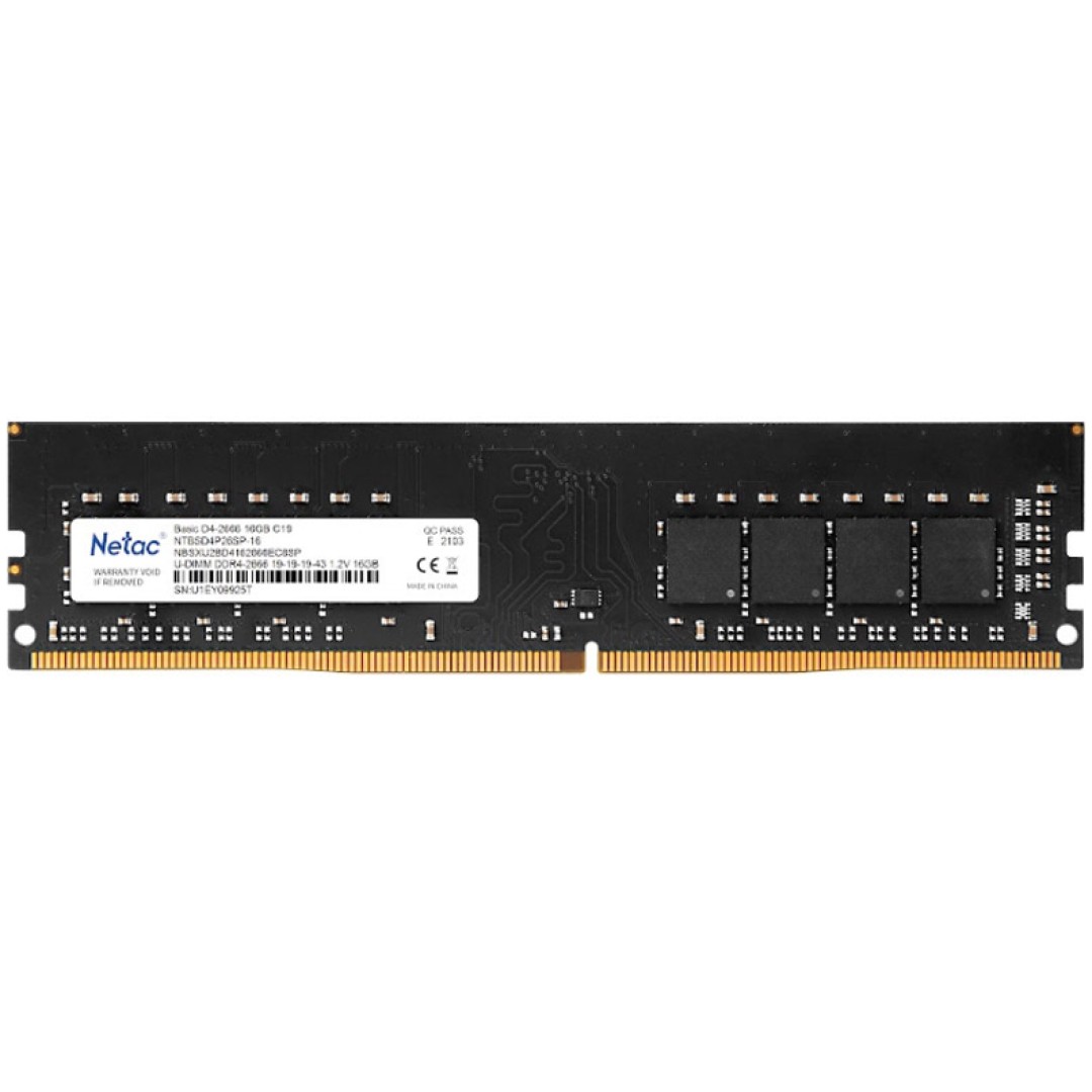NETAC Basic 16GB 3200MHz DDR4 (NTBSD4P32SP-16) ram pomnilnik