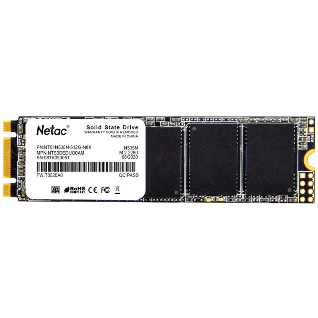 NETAC N535N 512GB M.2 SATA3 (NT01N535N-512G-N8X) SSD