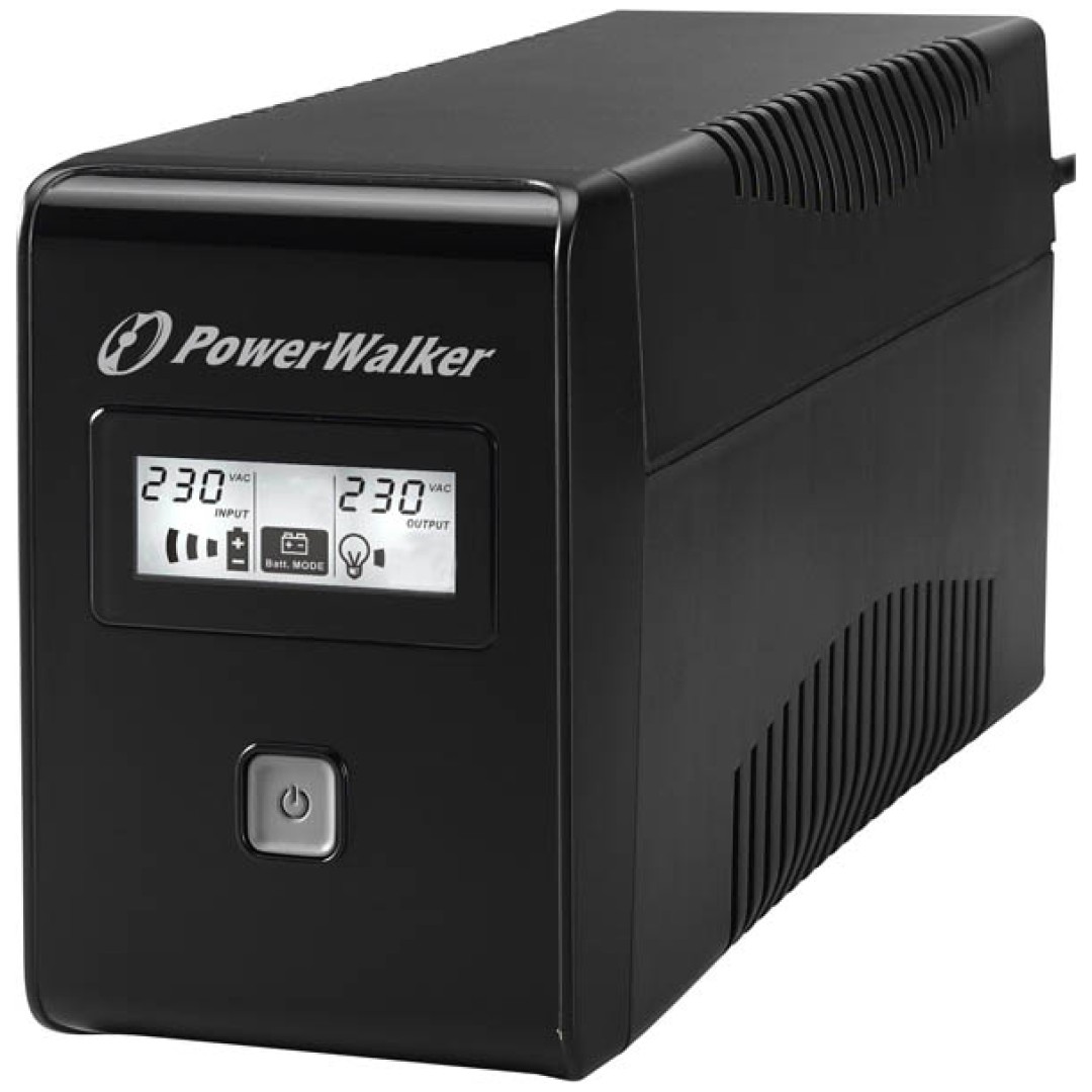 POWERWALKER VI 650 LCD Line Interactive 650VA 360W UPS brezprekinitveno napajanje