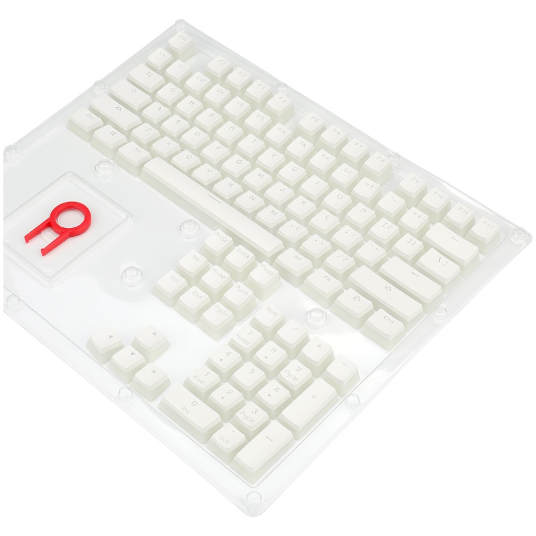 PUDDING KEYCAPS - REDRAGON SCARAB A130 WHITE