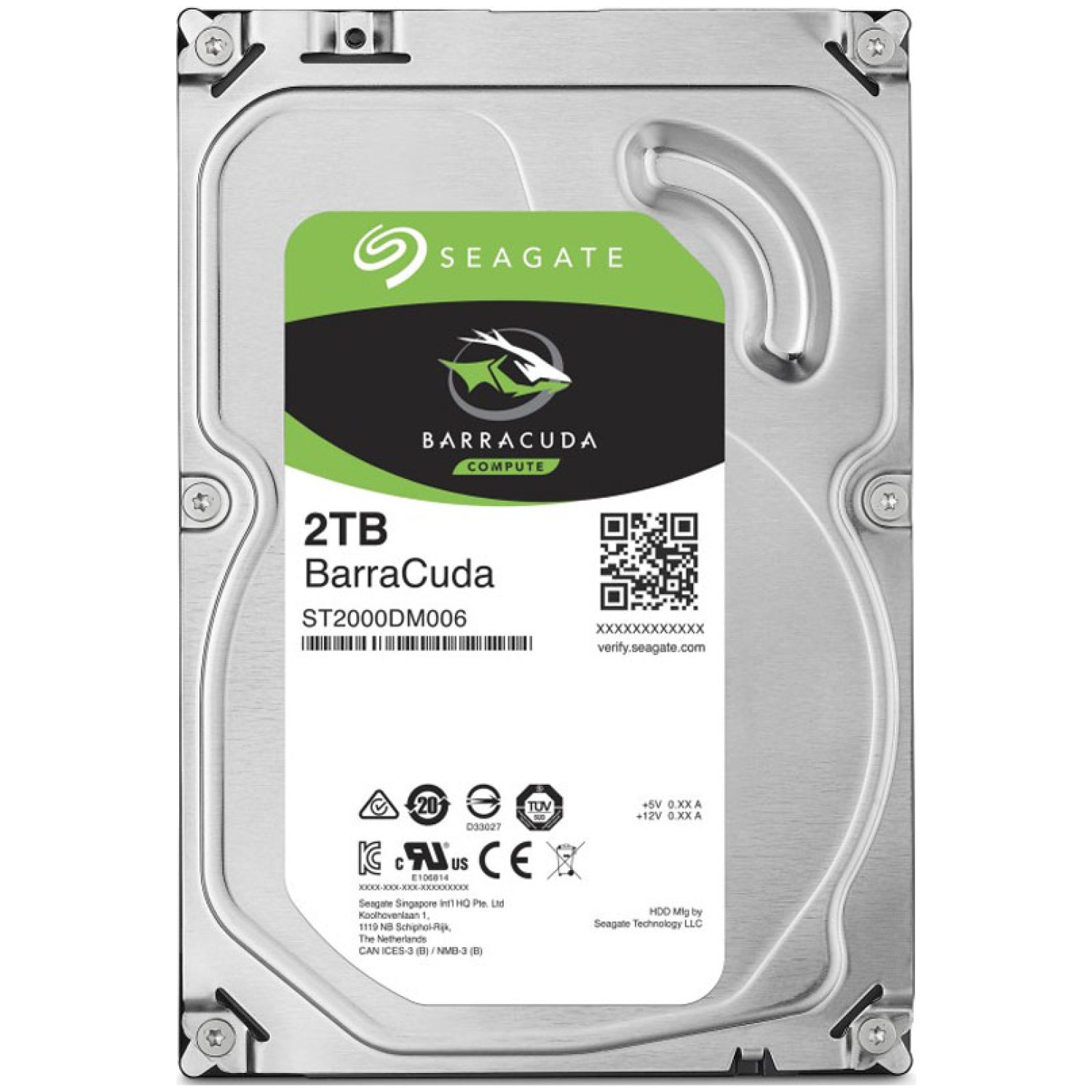 SEAGATE BarraCuda 2TB 3