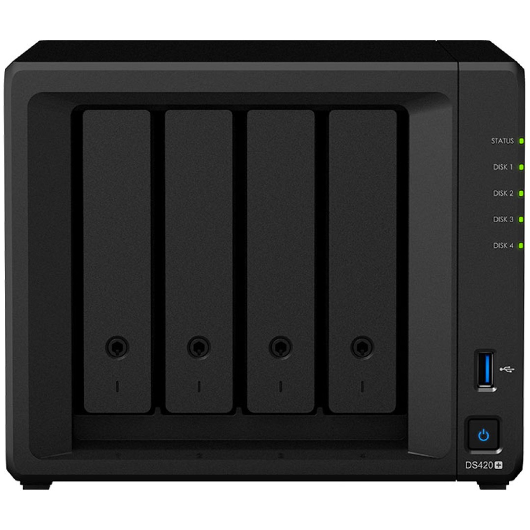 NAS ohišje Synology DS-420+ (2GB) All-In-One server 4x 3.5" SATA