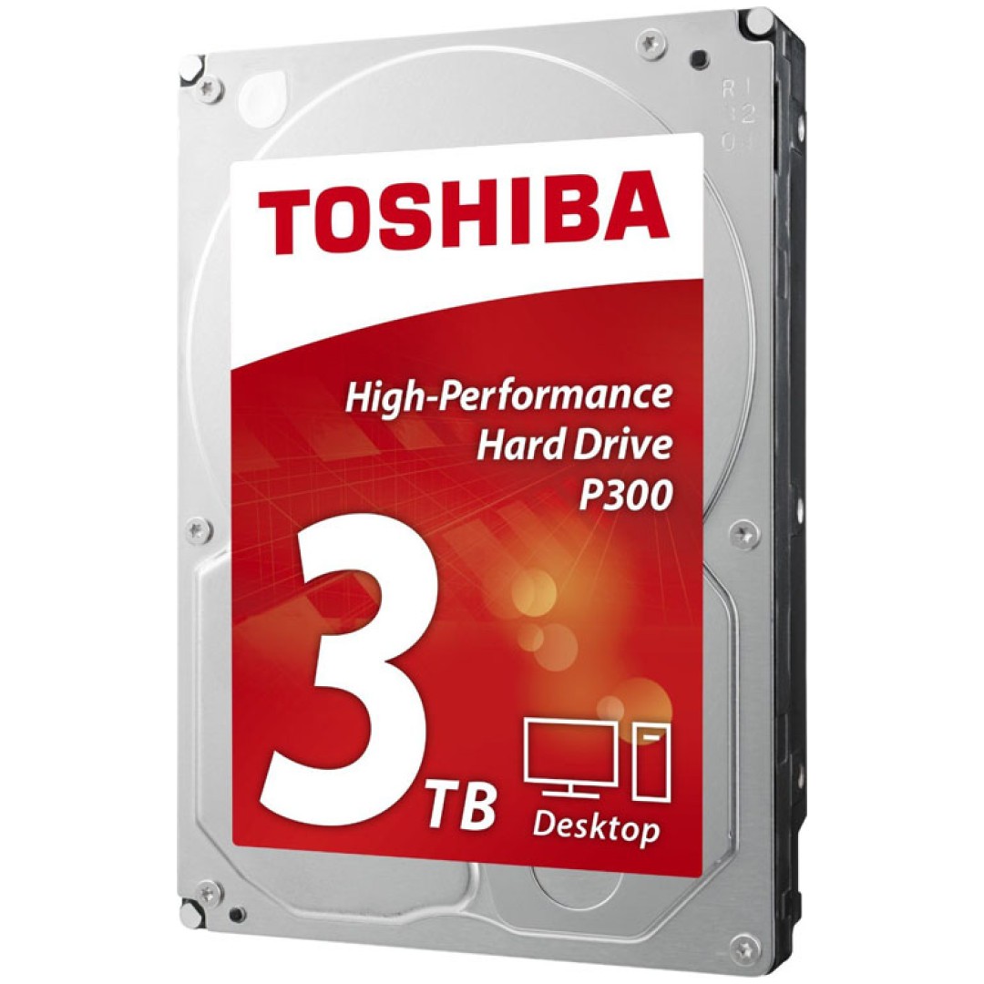 Trdi disk 3TB SATA3 Toshiba 6Gb/s 64Mb 7.200 P300 (HDWD130UZSVA)
