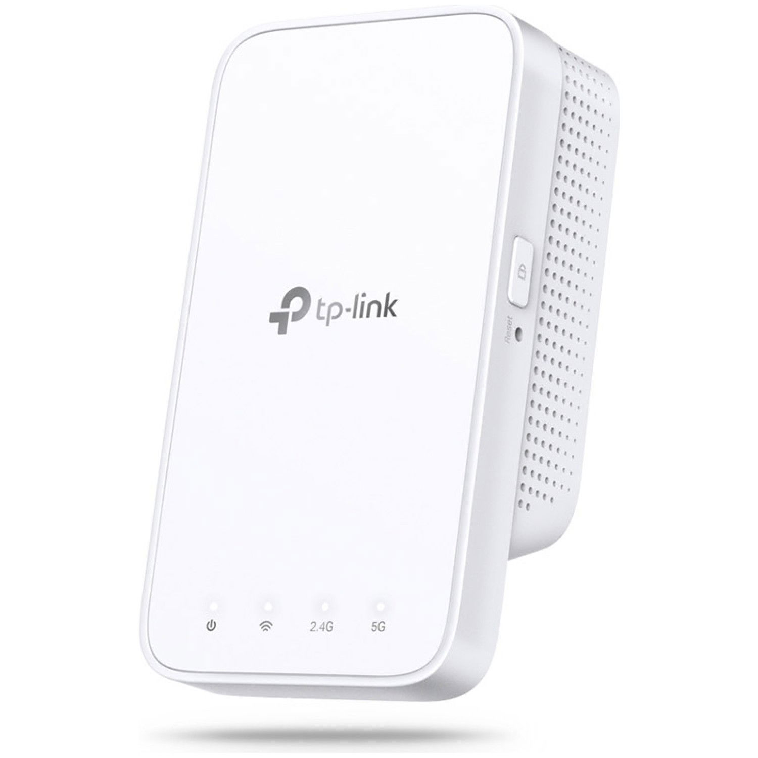 4 GHz (300 Mbps) in 5 GHz (867 Mbps) za bolj stabilno brezžično doživetje. Pametni indikator signala pomaga poiskati najboljše mesto za optimalno pokritost z Wi-Fi z prikazom moči signala. Pritisnite gumb WPS