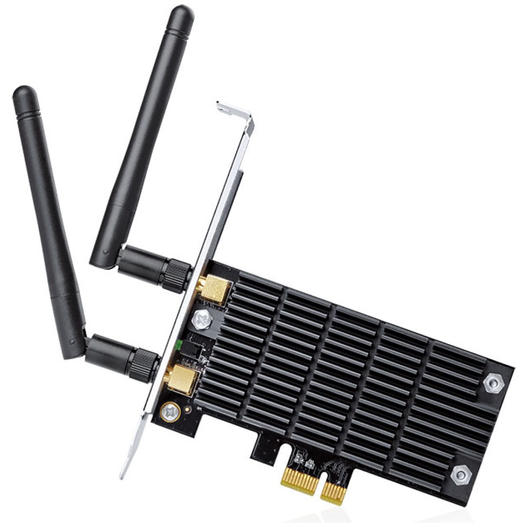 Brezžični mrežni adapter PCIe TP-Link WIFI5 AC1300 867Mb/s 2x antena (ARCHER T6E)