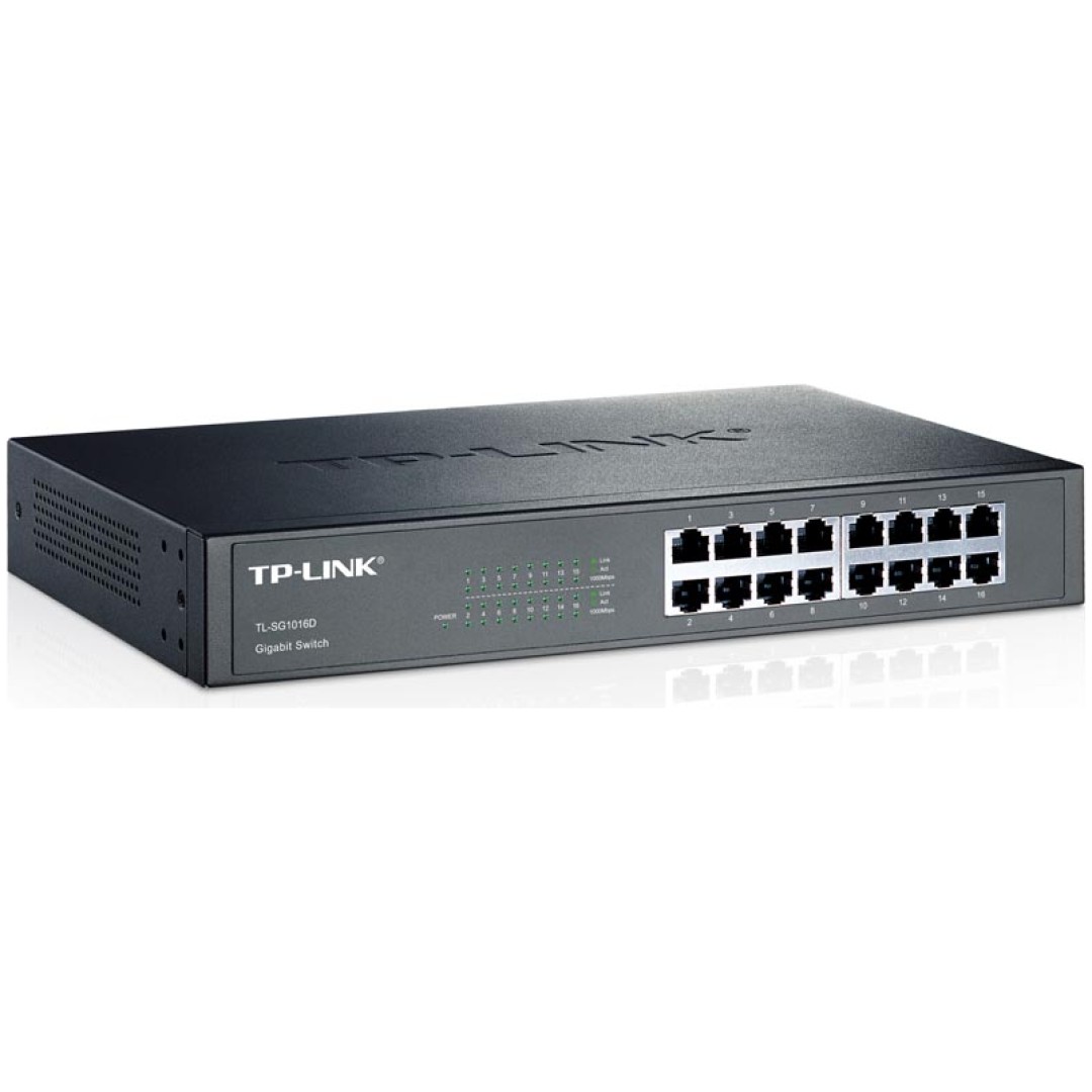 TP-LINK TL-SG1016D 16-port gigabit rack mrežno stikalo-switch