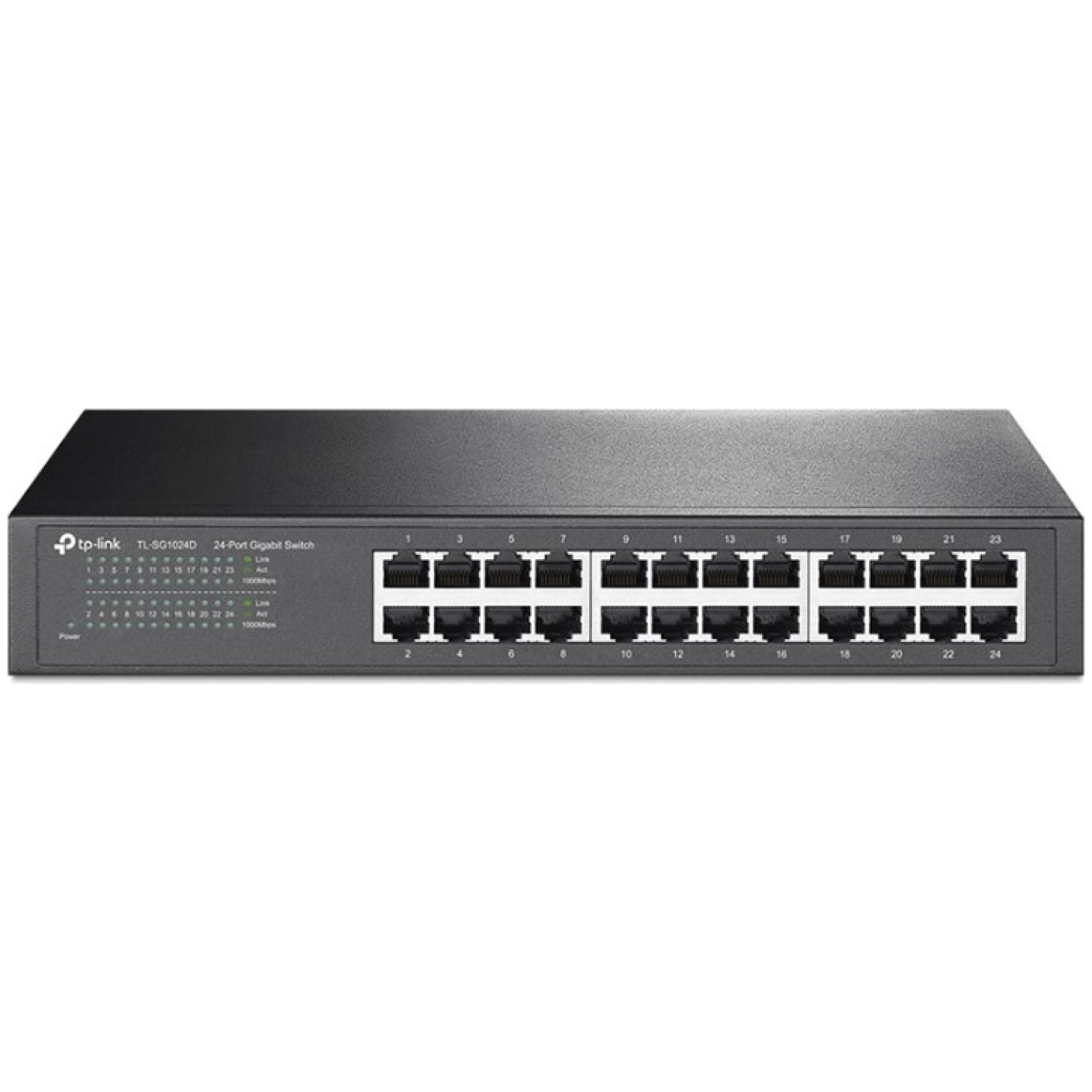 STIKALO 24-PORT TP-Link 100/1000 Rack (TL-SG1024D)