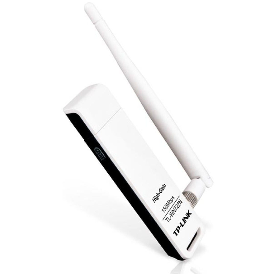Brezžični mrežni adapter USB 2.0 TP-Link Turbo Stick WiFi4 802.11n N150 150Mbit/s 1x antena (TL-WN722N)
