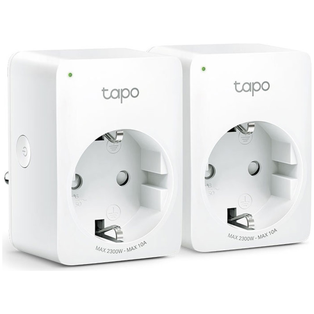 TP-LINK Tapo P100 Mini Smart Wi-Fi 2-pack bela vtičnica