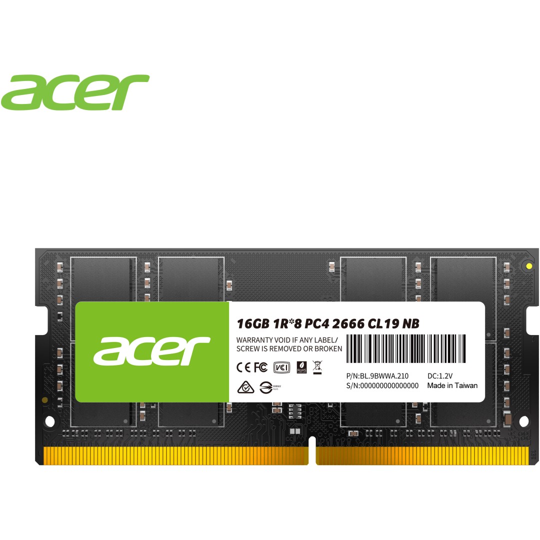 ACER SD100 16GB DDR4 2666MHz SO-DIMM CL19