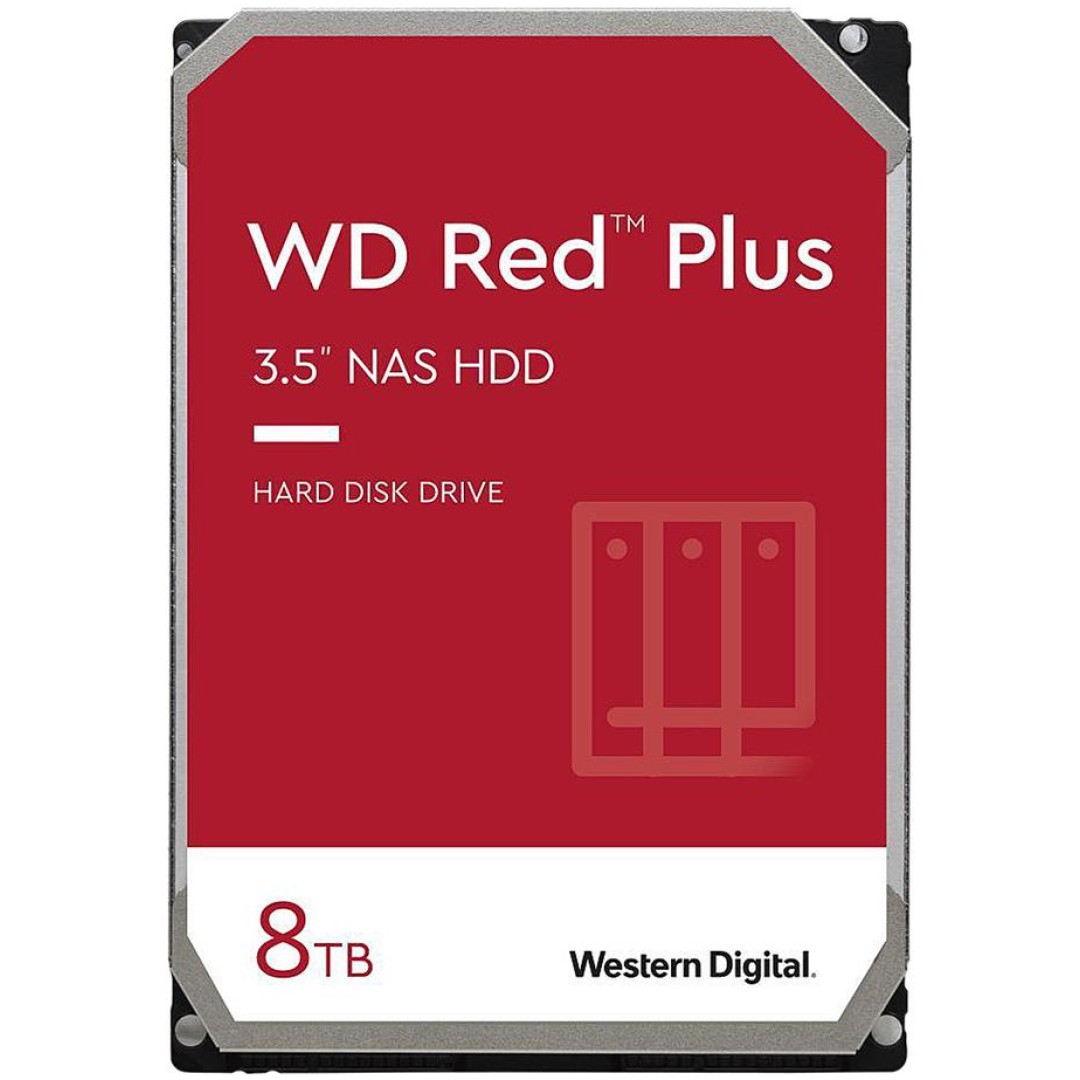Trdi disk 8TB SATA3 WD80EFZZ 6Gb/s 128MB 5.640 Red PLUS - primerno za NAS