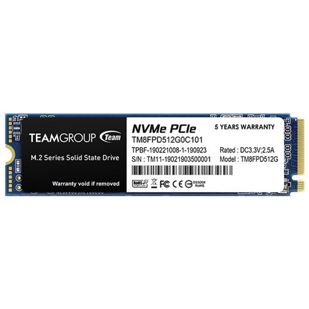 TEAMGROUP MP33 PRO 512GB M.2 PCIE NVME (TM8FPD512G0C101) SSD