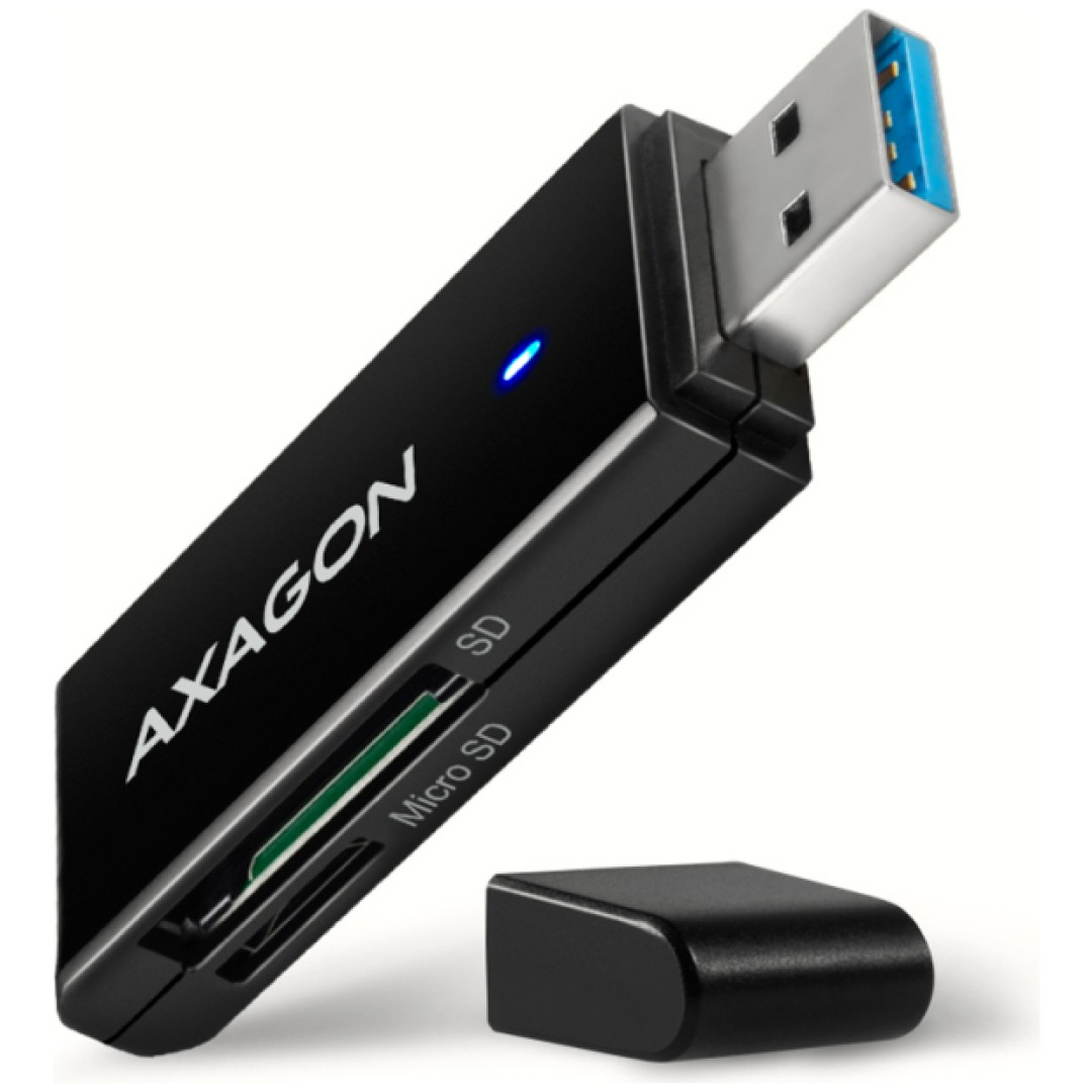 Axagon čitalec kartic SD in MicroSD USB 3.2
