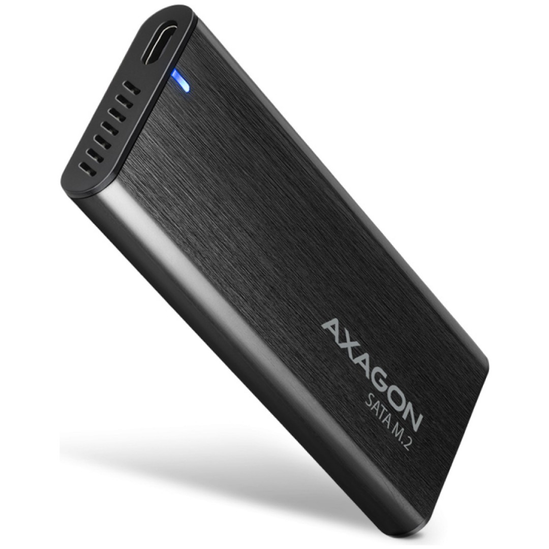 Axagon ohišje za disk M.2 SATA SSD 20-80mm USB-C