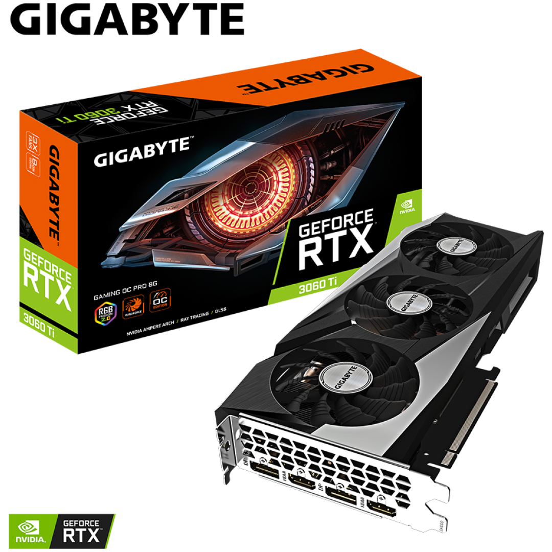 Grafična kartica GIGABYTE GeForce RTX 3060 Ti GAMING OC PRO 8G