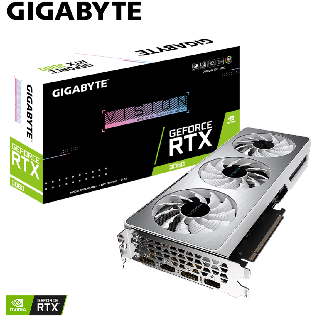 Grafična kartica GIGABYTE GeForce RTX 3060 VISION OC 12G