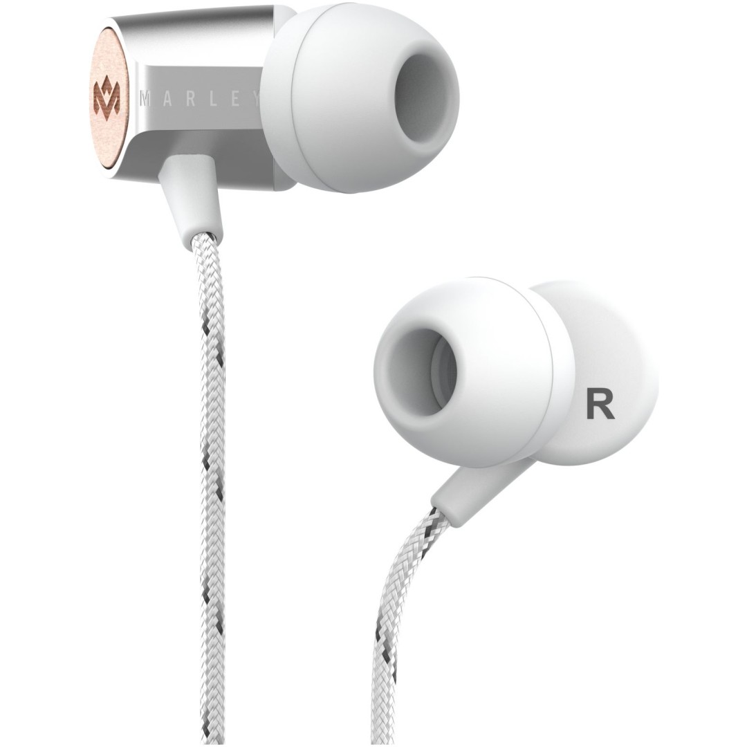 House of Marley Uplift 2.0 ušesne slušalke - srebrne barve