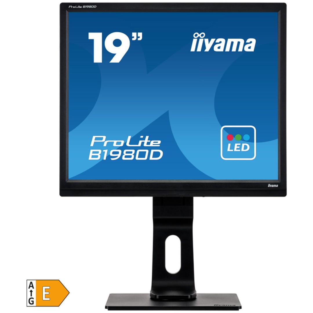IIYAMA ProLite B1980D-B1 48cm (19") VGA DVI LED LCD neodsevni monitor