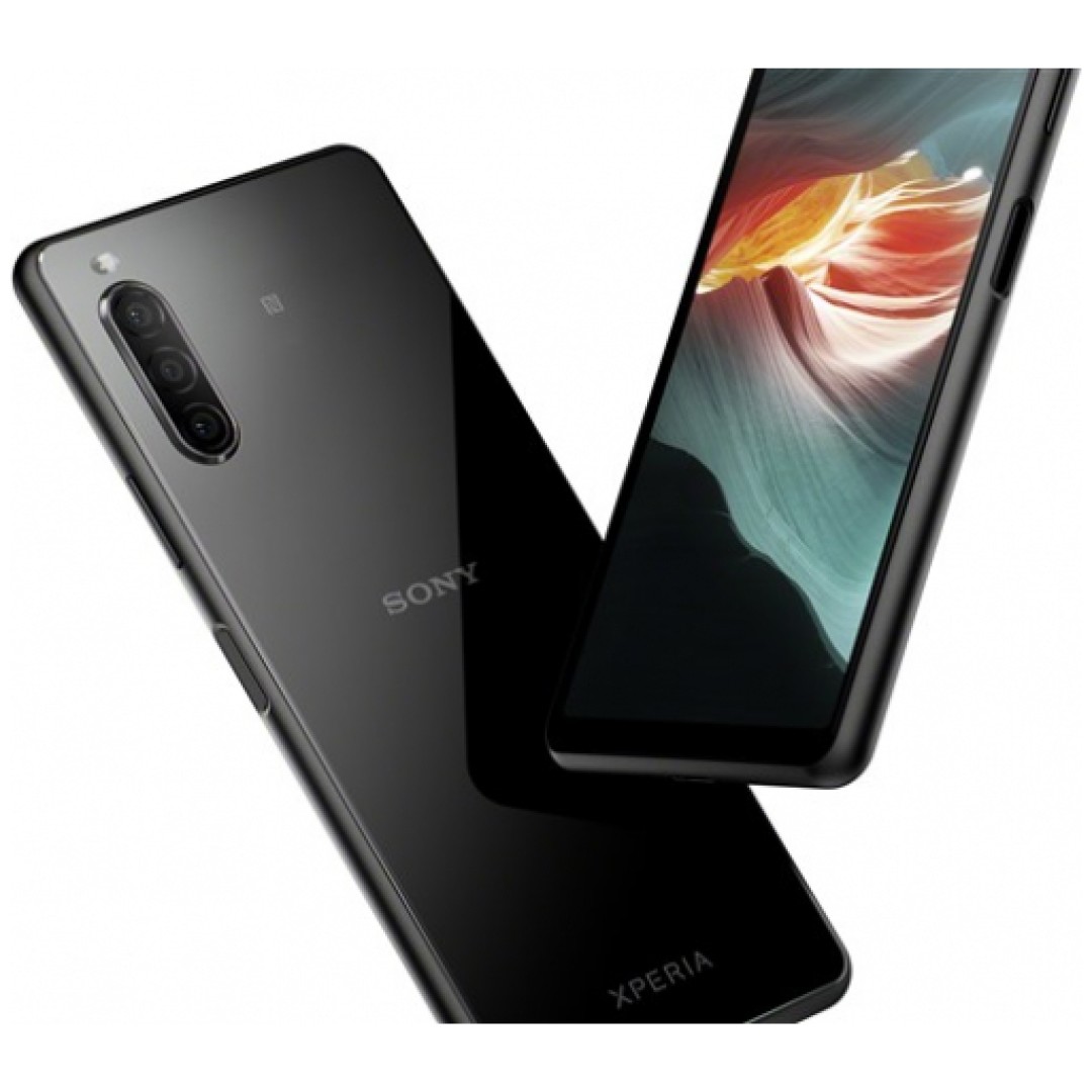 Sony telefon Xperia 10 II črn + DARILO Sony slušalke CH510 črne