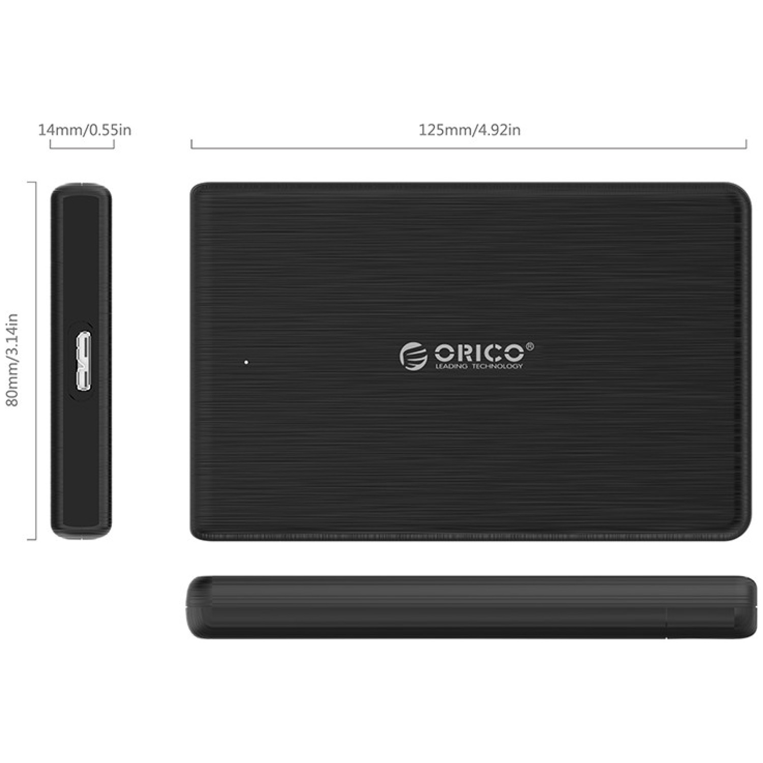 5 USB 3.0 ORICO (2189U3-BK-BP)