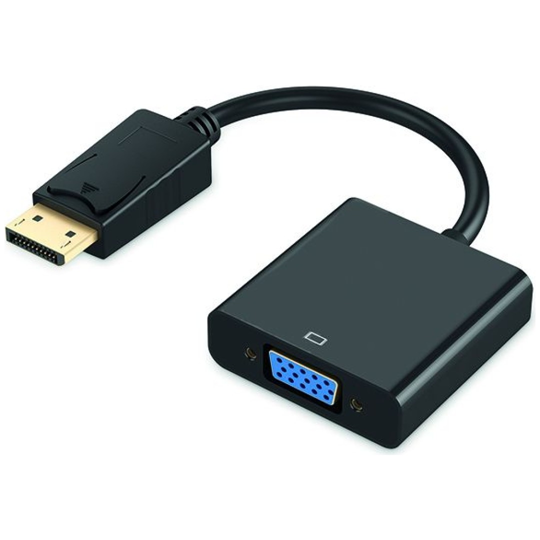 Adapter DisplayPort 1.1a (m) => VGA (ž) Ewent - 15cm
