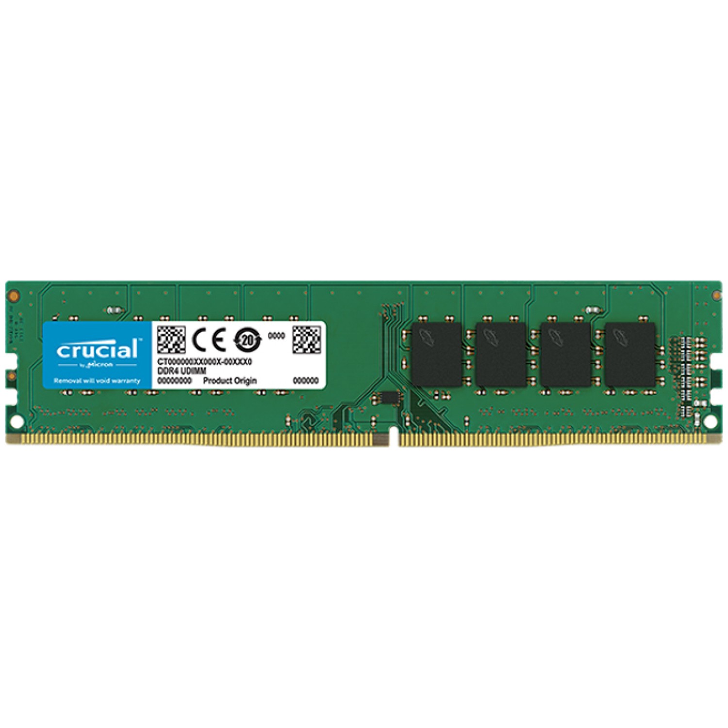 RAM DDR4 8GB PC4-25600 3200MT/s CL22 SR x8 1.2V Crucial