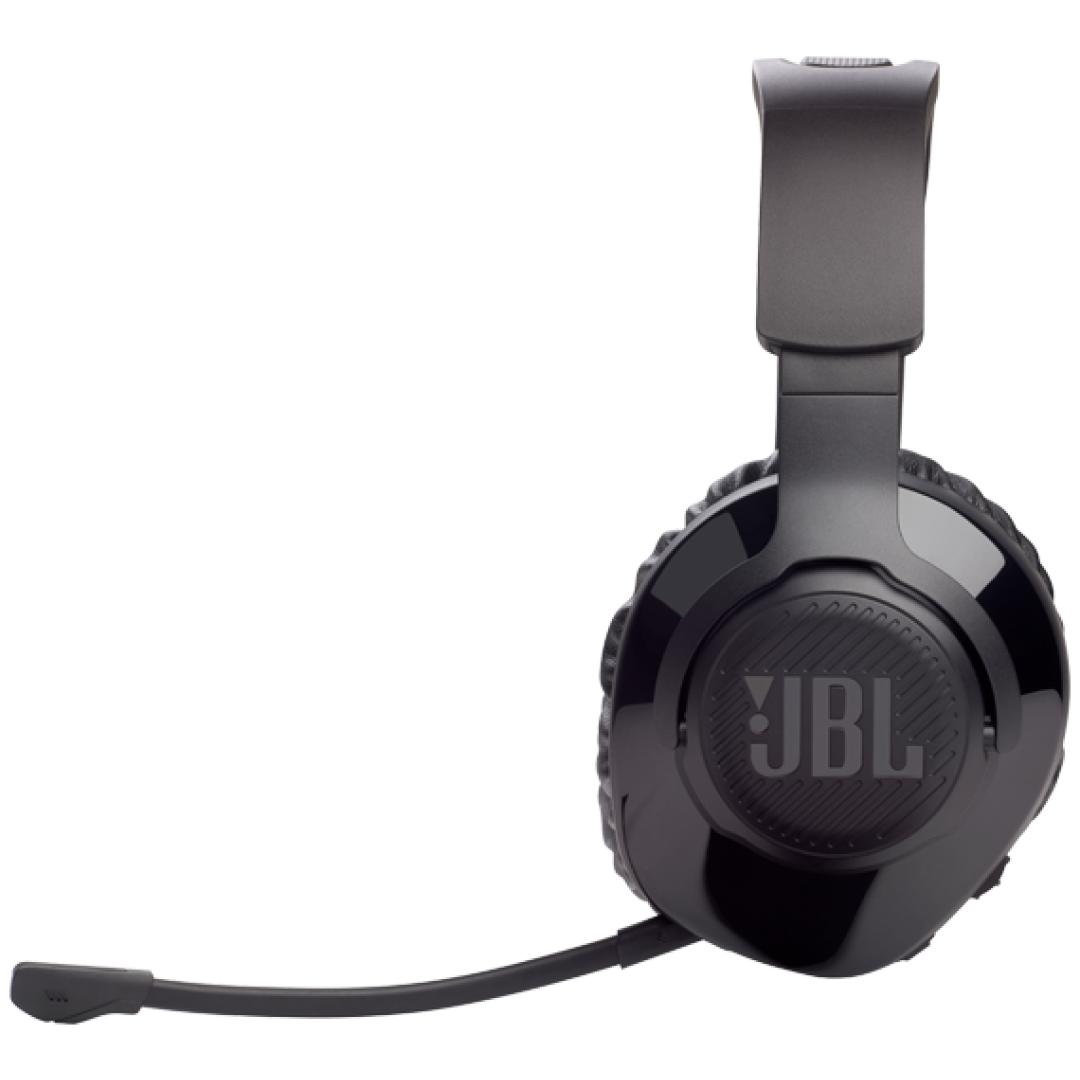 Slušalke brezžične JBL naglavne z mikrofonom USB sprejemnik Quantum črne (JBLQ350WLBLK)