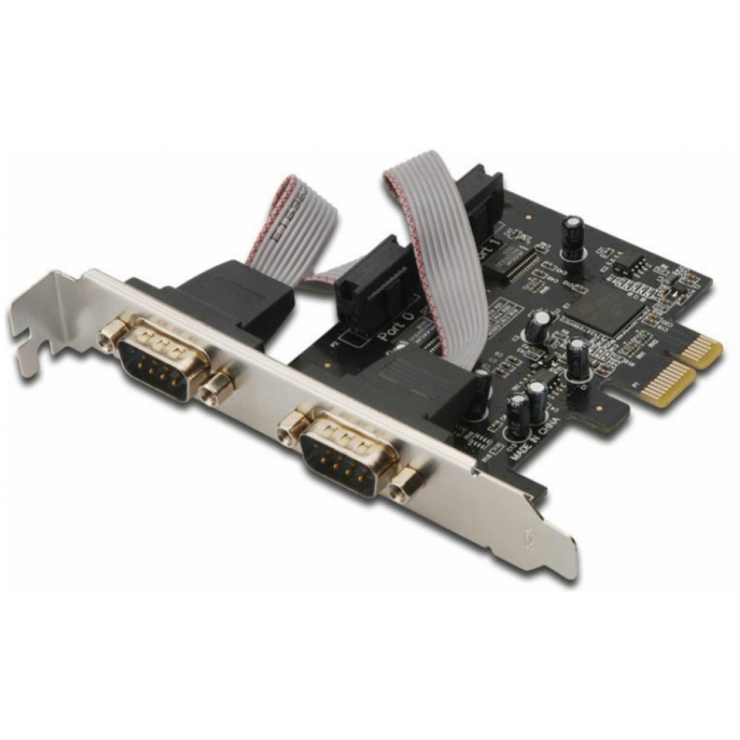 Kontroler PCI-Express => 2x serijski COM Digitus DS-30000-1 + Low Profile (DS-30000-1)