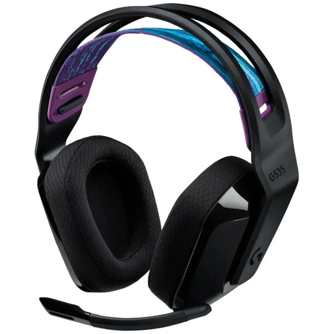 LOGITECH G535 LIGHTSPEED Wireless Gaming z mikrofonom črne slušalke