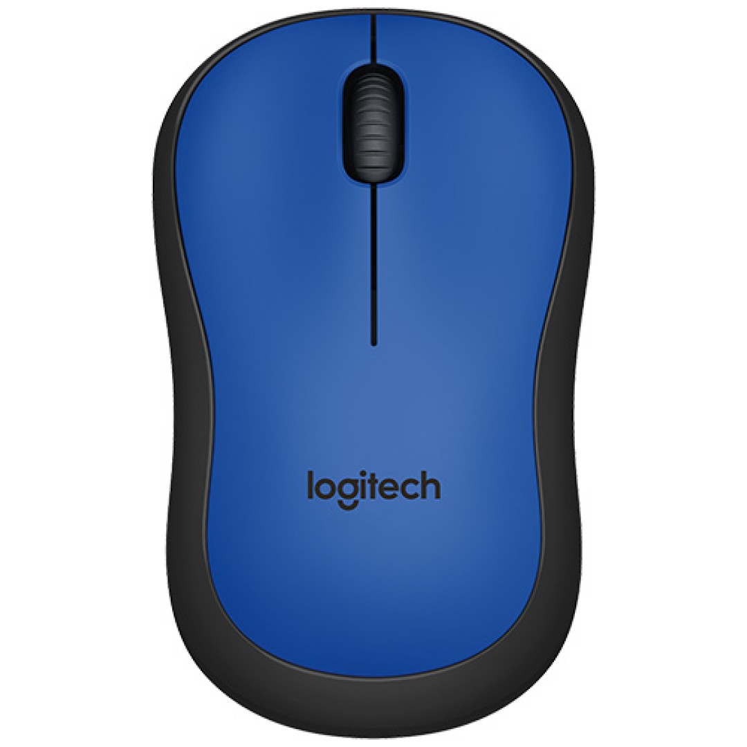 Miš brezžična za notesnike Logitech M220 silent modra (910-004879)
