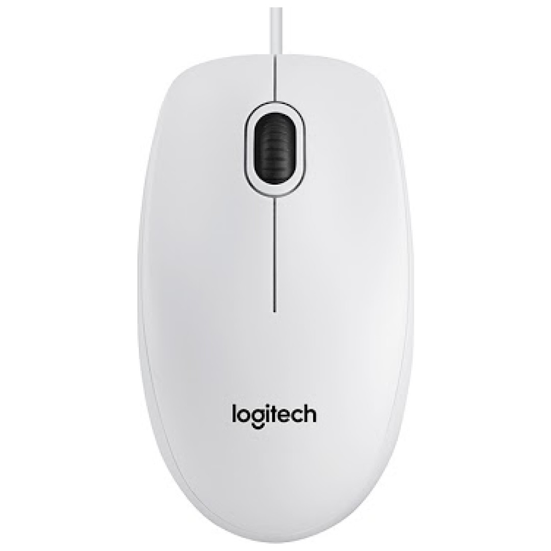 Miš Logitech USB optična B100 bela For Business OEM pakiranje (910-003360)
