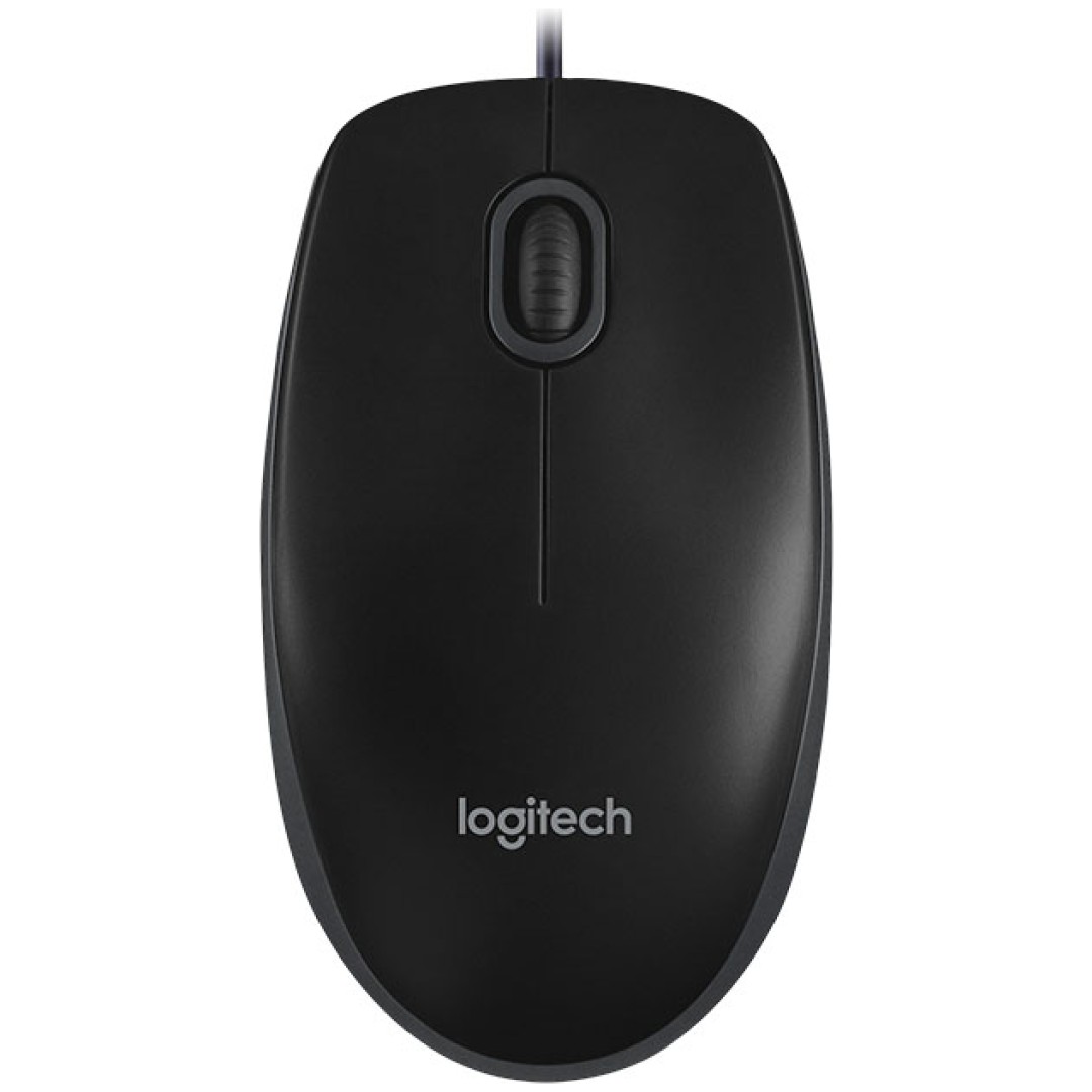 Miš Logitech USB B100 Optična OEM črna - For Business (910-003357)